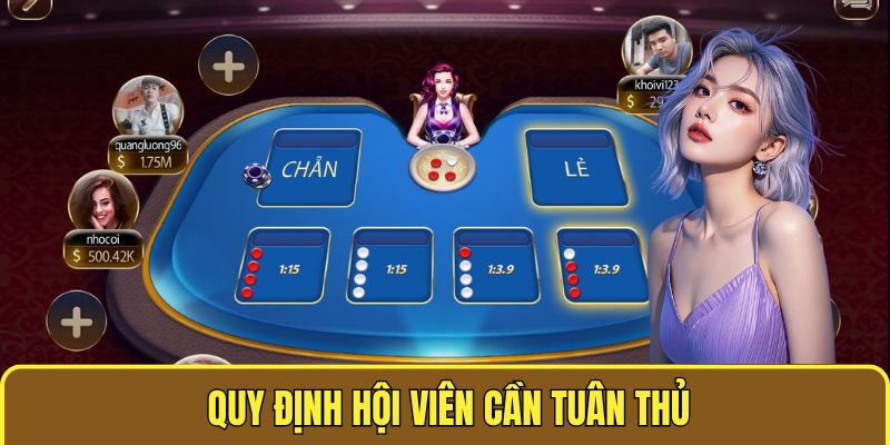 Quy định hội viên cần thủ